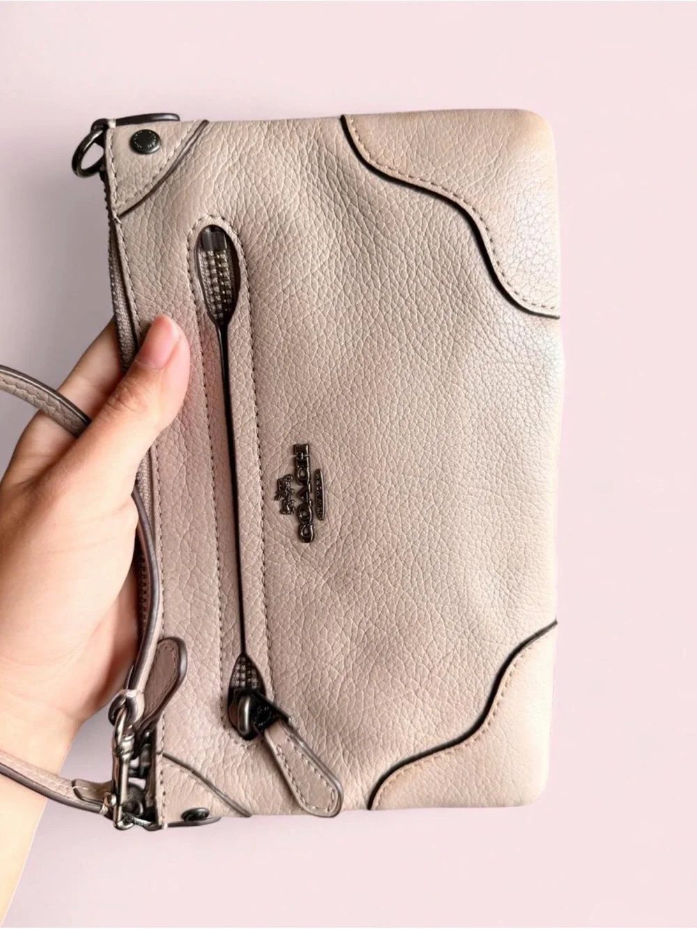 Coach Mickie wristlet/mini purse